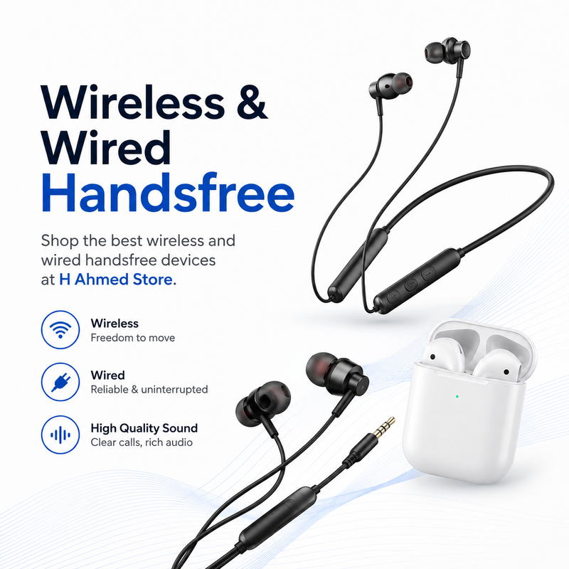 Wireless & Wired HandsFree