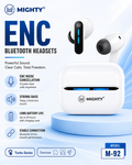 Mighty M-92 ENC Bluetooth Earbuds Wireless Headphones