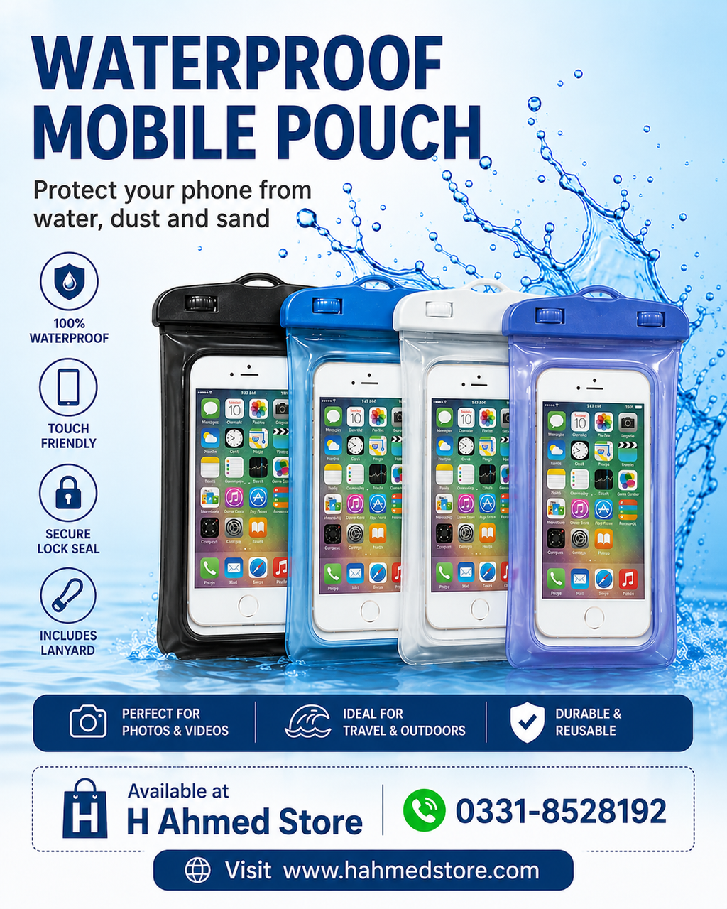 Waterproof Mobile Pouch Universal Mobile Cover