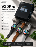 V20Pro Smart Watch 1.91" HD Display Bluetooth Calling Health Monitoring IP67 Waterproof