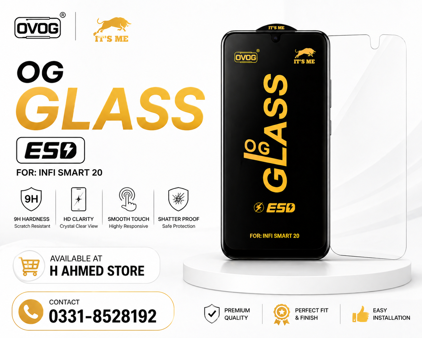 OG Glass ES0 Premium Tempered Glass