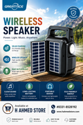 GTS-1767 Wireless Solar Speaker
