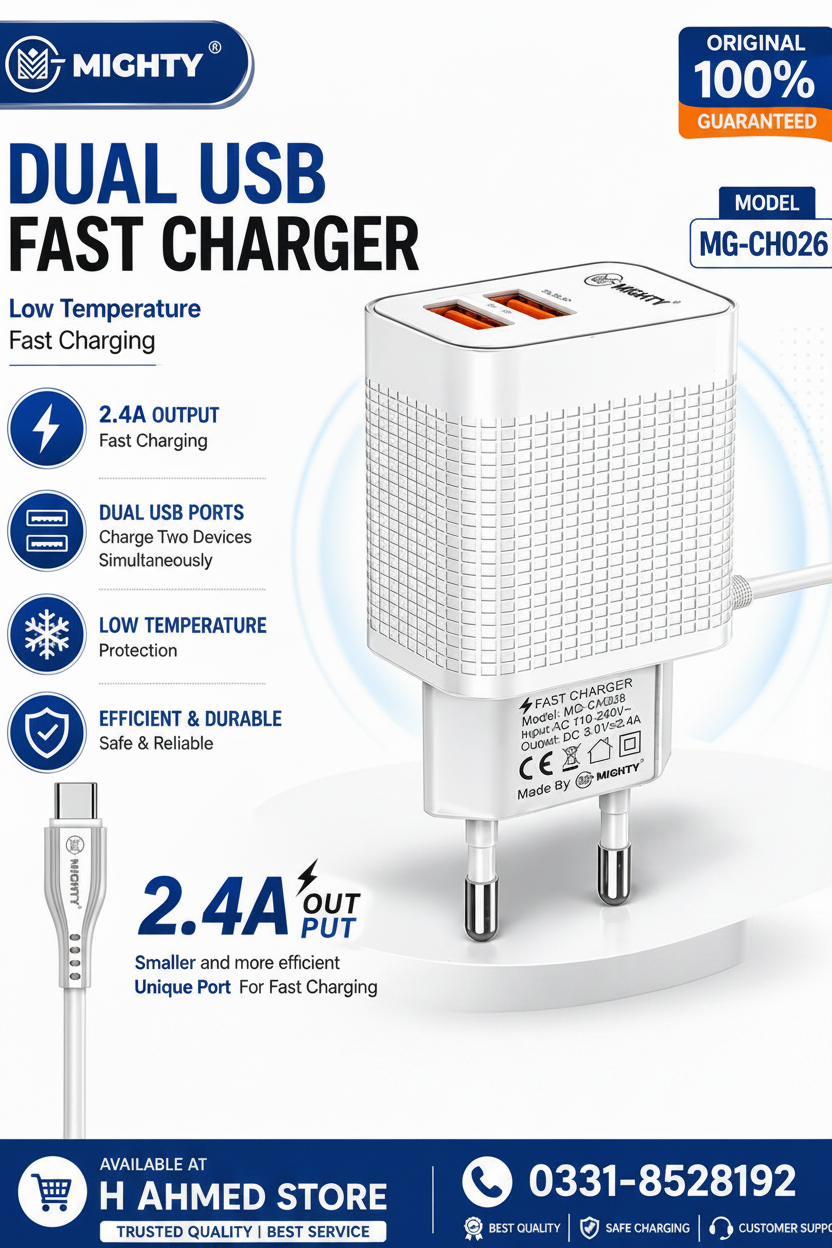 Mighty (MG-CH026) – Fast Charging Adapter