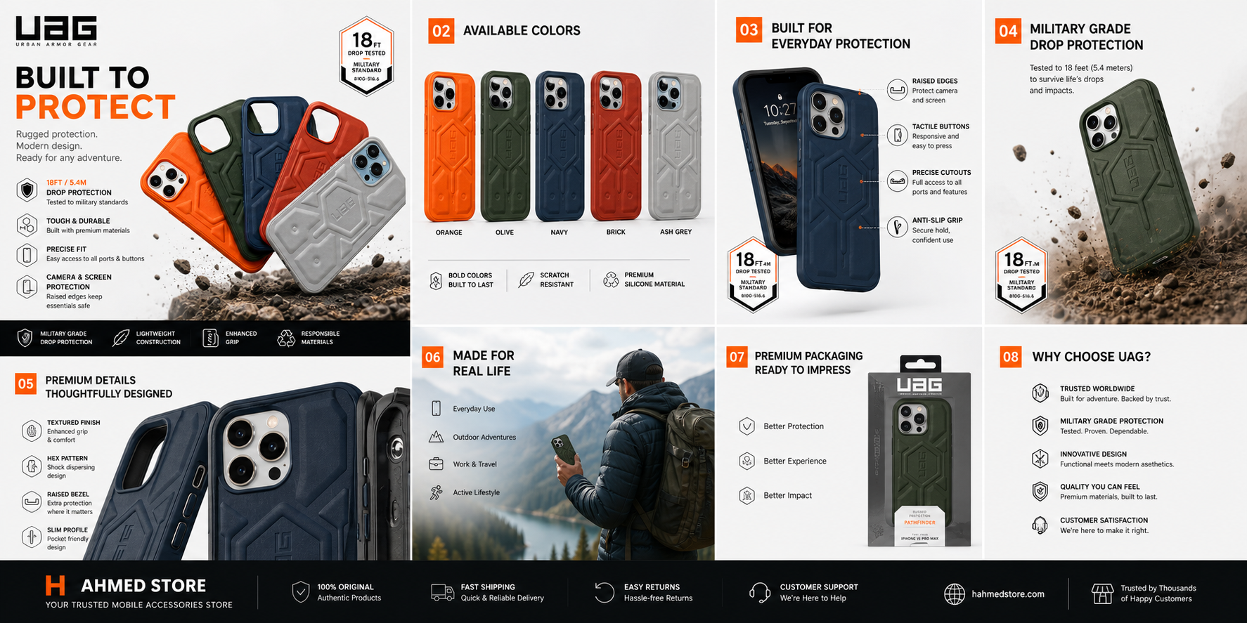 UAG Rugged Shockproof Mobile Case