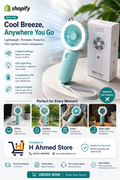 Stay cool anywhere with this adorable and portable Mini Fan