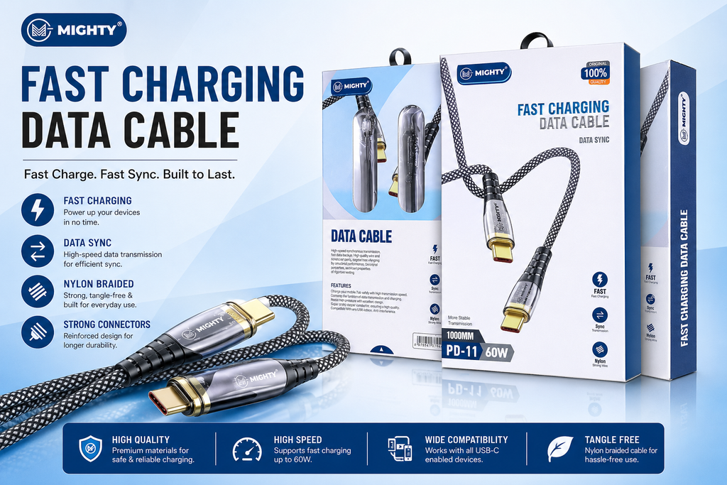 MIGHTY PD-11 Fast Charging Data Cable (60W)