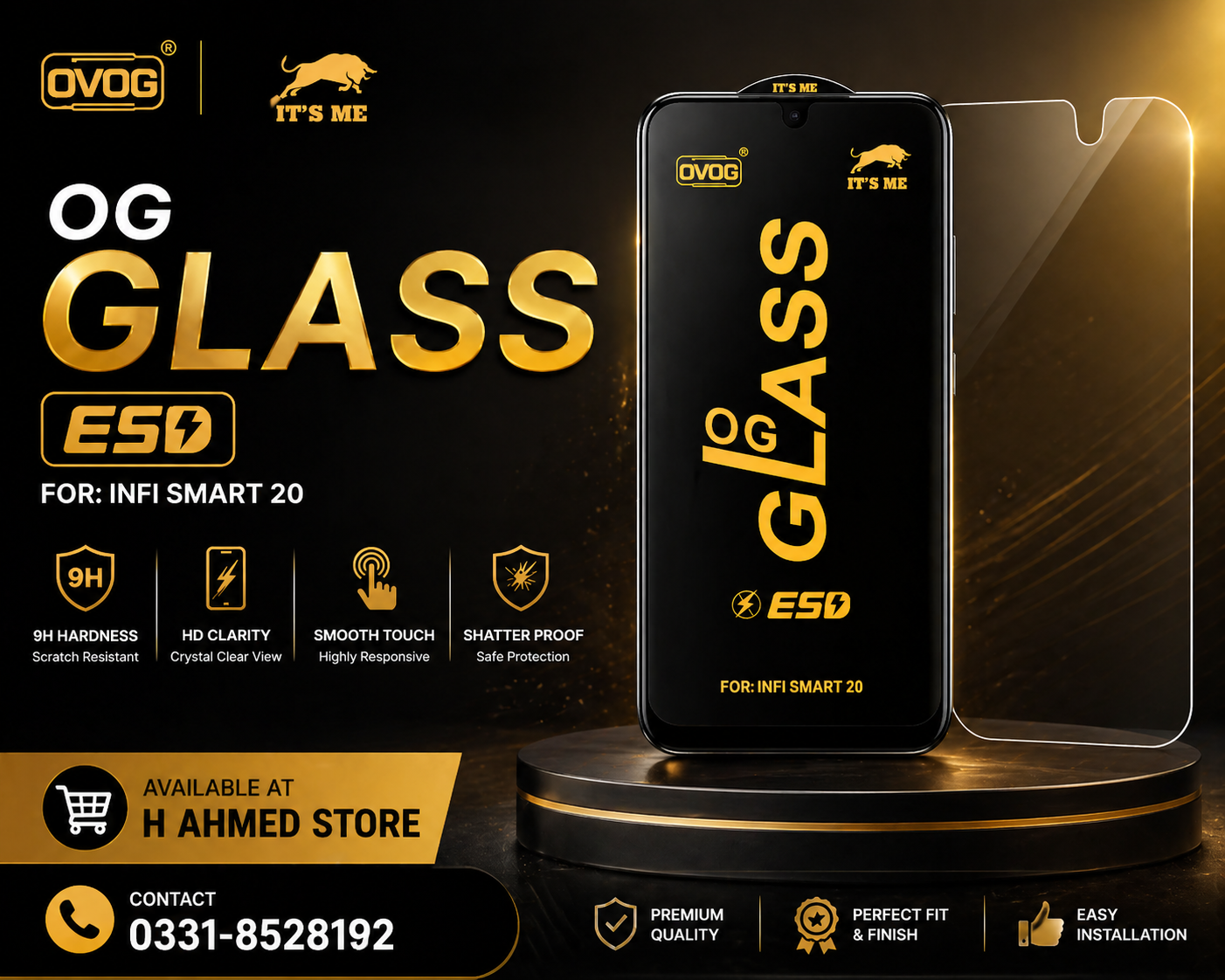 OG Glass ES0 Premium Tempered Glass