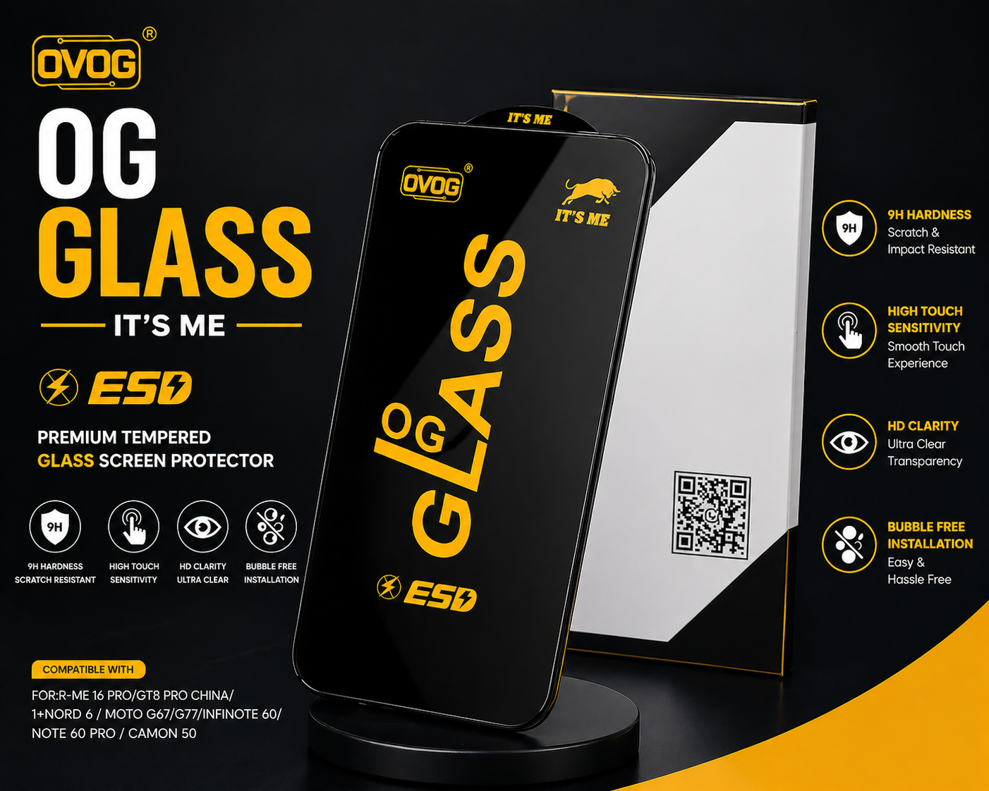 OG Glass ES0 Premium Tempered Glass