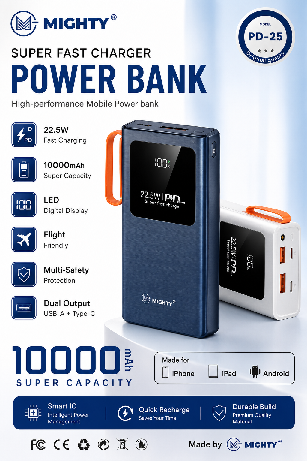 MIGHTY PD-25 10000mAh Power Bank