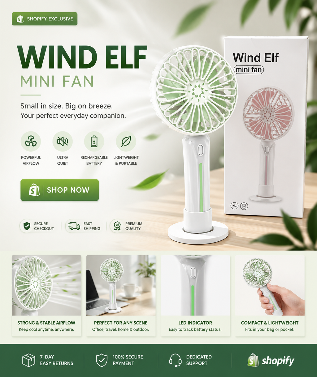 Wind Elf Mini Fan