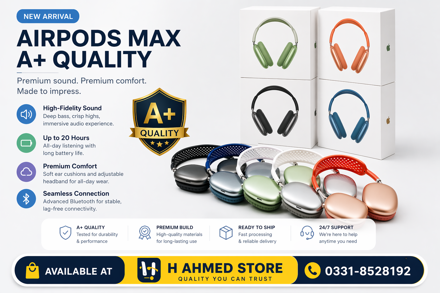 P9 Wireless Headphones – Premium Sound